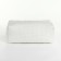 Cosmetic bag at the lightning textura, white color