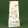 New Year's candles twisted "Happy New Year and Christmas", without aroma, set 4 pcs, height 15 cm