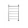 Dvin heated towel rail, F Series, 80/50, 1 ″ –1/2 ″, universal