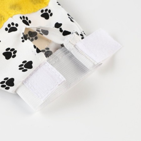 Mittens-Brush for wool 25 x 13 cm, yellow-3