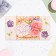 Money envelope "Happy Birthday!" flowers, 18.5 x 8.5 cm