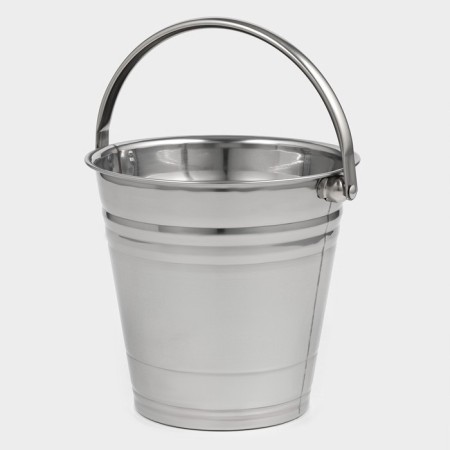 A stainless steel bucket "Classic", 17 × 16 × 15 cm-1