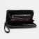 Women's wallet with lightning, black color