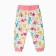 Pants children, white/dino color, height 74 cm