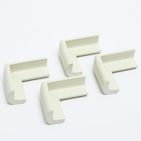 Set of protective pads on corners, 4 pcs., White color-2