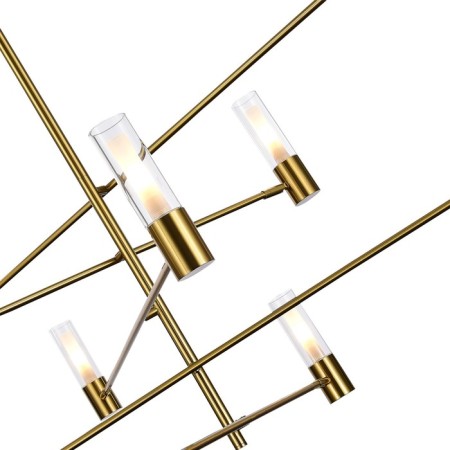 Ceiling Ceiling ST LUCE. SL1239.303.10. Vitra. 10x5 watts, G9, 4000k, 125x125x13 cm, brass color-4