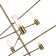 Ceiling Ceiling ST LUCE. SL1239.303.10. Vitra. 10x5 watts, G9, 4000k, 125x125x13 cm, brass color