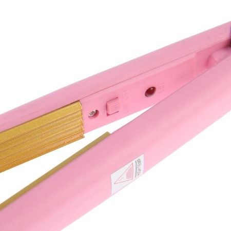 Set rectifier/gofre Luazon LW-28, 35 W, ceramic coating, up to 160 ° C, pink-2