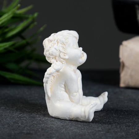 Figure "Angelka put the legs" gilding, 6x5x5cm-1