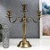 Summier Metal for 3 candles "Elegance" Brass 35x31x11 cm