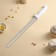 Biscuit knife, large teeth, plastic handle, working surface 30 cm, blade thickness 1.8 mm