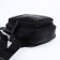 Male sling bag, artificial leather, black color