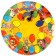 Paper plate "Happy Birthday!", 23 cm, Soyuzmultfilm