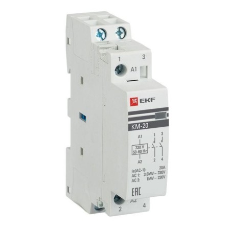 Contactor EKF KM-1-20-20 Modular, km, 2no