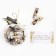 Suspension Fir -tree toy with scrolls "Let the winter fulfill desires", 30 scrolls