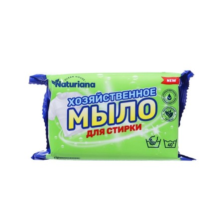 Commerce soap 72 % Naturiana in a colored wrapper, 180 g