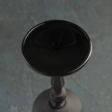 A set of glasses for the wine "Magnolia", 350 ml, black color-6