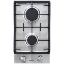 Варочная поверхность NORDFROST HS 3022 X, газовая, 2 конфорки, нержавеющая сталь