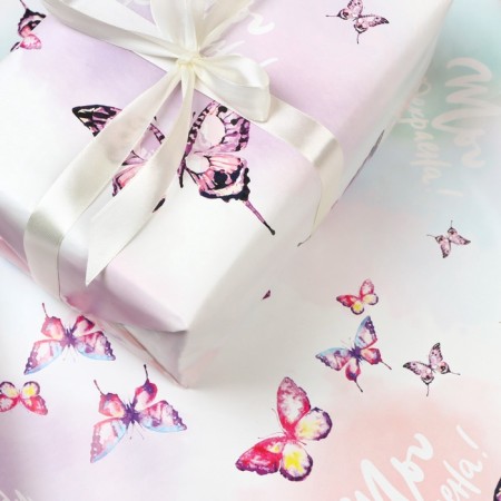 Glossy packaging paper "You are beautiful!, 100 x 70 cm, set 10 pcs-4