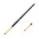 RUBLOFF brush synthetics, imitation column, oval, series 1S65 No. 6, short black matte handle, yellow clip
