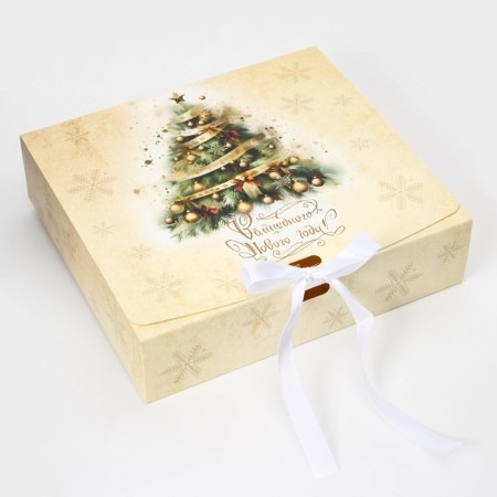 New Year. Gift New Year's folding, packaging, “Magic New Year”, 20 × 18 × 5 cm.-1