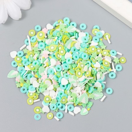 Decor for creativity plastic "Green Freshness" 20 g