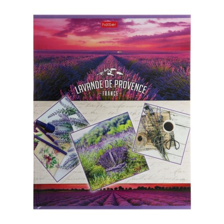 A notebook of 96 sheets in the Lavender Dreams cage, cardboard cover, 5 types, mix-2