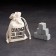 Stones for whiskey in the bag "A reason to drink", natural steat, 6 pcs