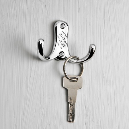 Hook furniture tundra TKD024, two -rod, chrome-1