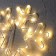 Snowflake LED figure 30 cm, metal, AAX3 batteries (not in the kit), warm white glow