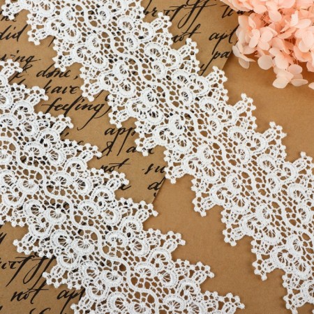 Hypure lace, 80 mm × 6.8 ± 0.5 m, white color-1