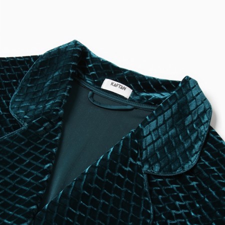 Female jacket kaftan "velvet" size 40, green-10