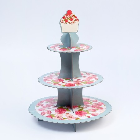 Muffins stand "Paris Time", 3 tiers