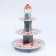 Muffins stand "Paris Time", 3 tiers