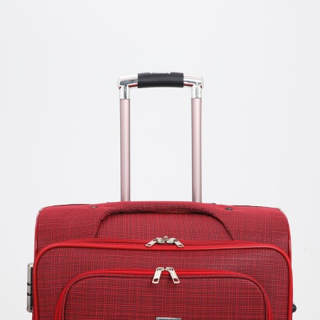 Big suitcase 28 ", a lightning department, code castle, 4 wheels, 2 outer pockets, red color-5