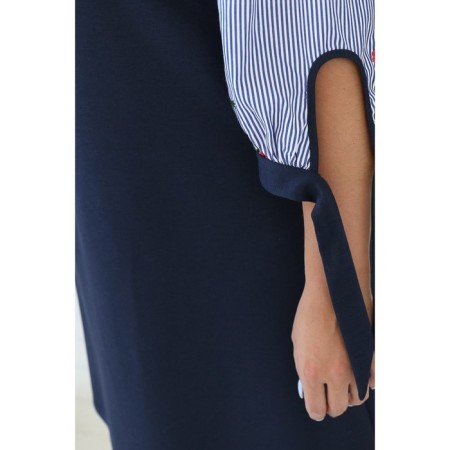 Women's dress, size 56, blue color-13