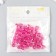 Plastic beads "Crystal multi -graphic. Orchid" Transparent set of 20 g 1x1x1 cm