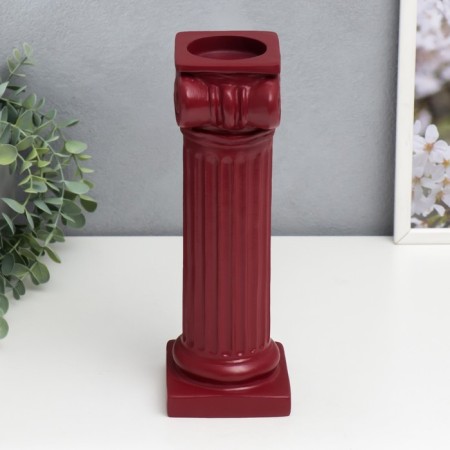 Souvenir Polystone "Roman column" Red 27x9x10 cm-2