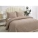 A set with a bedspread "Roxalana", size 230x250 cm, 50x70 cm - 2 pcs, the color of Mokko