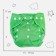 Reusable diaper, green color