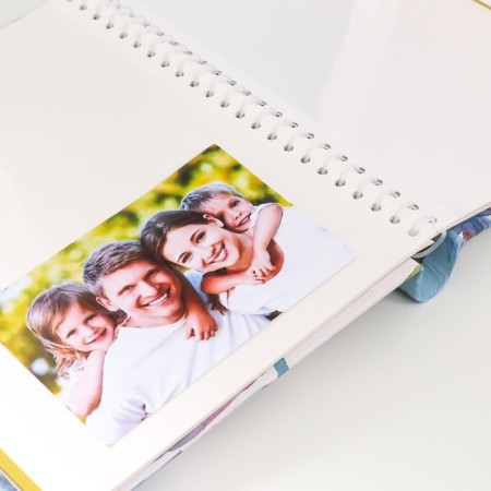 Photo album on 10 magnetic sheets 23x28 cm, int. spiral "Flora Art" bells-3