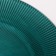 Black dining plate "Emerald", d = 27 cm, turquoise color with silver chasing