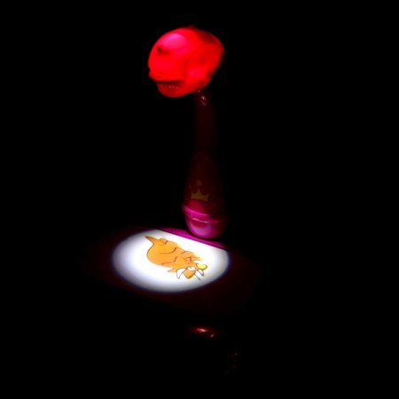 Projector-lamp for drawing "Princess", 3 in 1, 36 pictures, album, 12 felt-tip pens-9