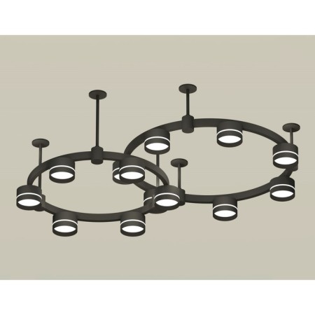 Ambrella Light Acrylic lamp, XR92221005, GX53 LED 12 W, black sand, white matte