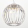 Lamp Bayerlux 3330/1, 1he27 15W, transparent 21x24+60 cm