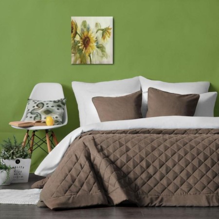 Cover with pillowcases "Kim", size 160x220 cm, cappuccino color
