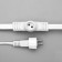 Garland "Curtain" 2 × 1.5 m, IP44, UMS, white thread, 360 LED, white glow, 220 V