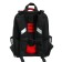 School backpack 38 x 30 x 16 cm, ergonomic back, stavia "machine", blue
