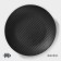Porcelain plate Magistro line, d = 20.5 cm, black color