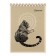 Notepad A6 40 sheets on the crest, in the Totem animals cage, covered cardboard, selective twin-lak, offset 65, 5v assorted